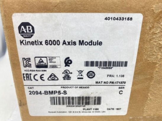 Allen-Bradley 2094-BMP5-S AB SER C Kinetix 6000 Axis Module Servo Drive