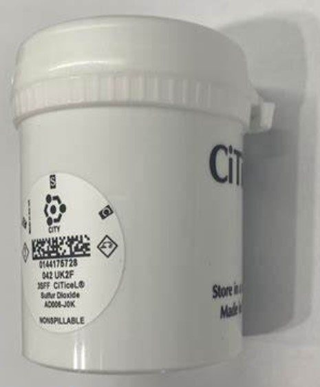 3SF/F 3SFF Sulphur Dioxide Sensor Specification CiTiceL O2 Sensor