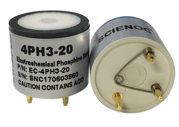 4PH3-20 CLE-1121-400 Phosphine Electrochemistry Gas Sensor 0 - 20 Ppm Range