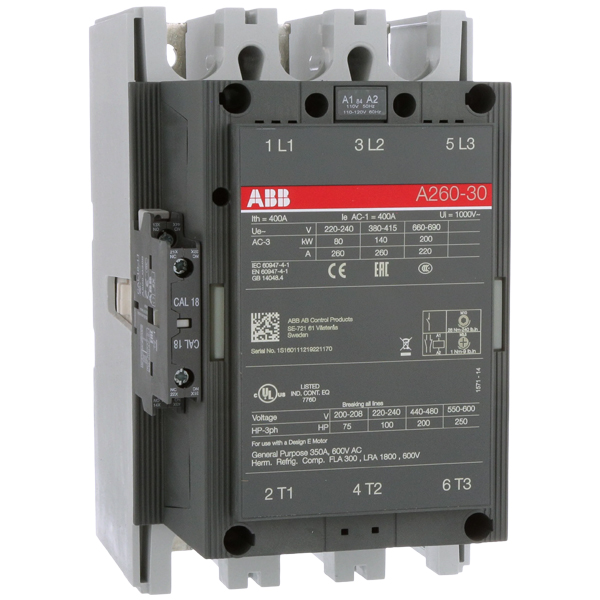 A260-30 New ABB Contactor