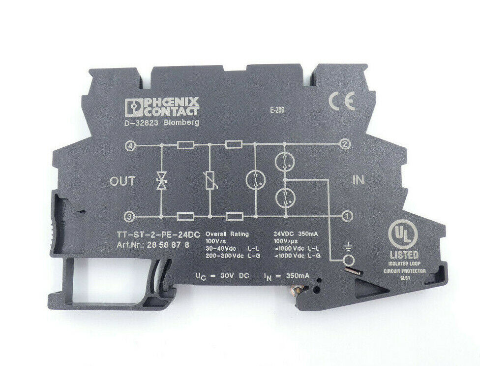 2858878 New TT-ST-2PE-24DC Phoenix Contact Terminal Block